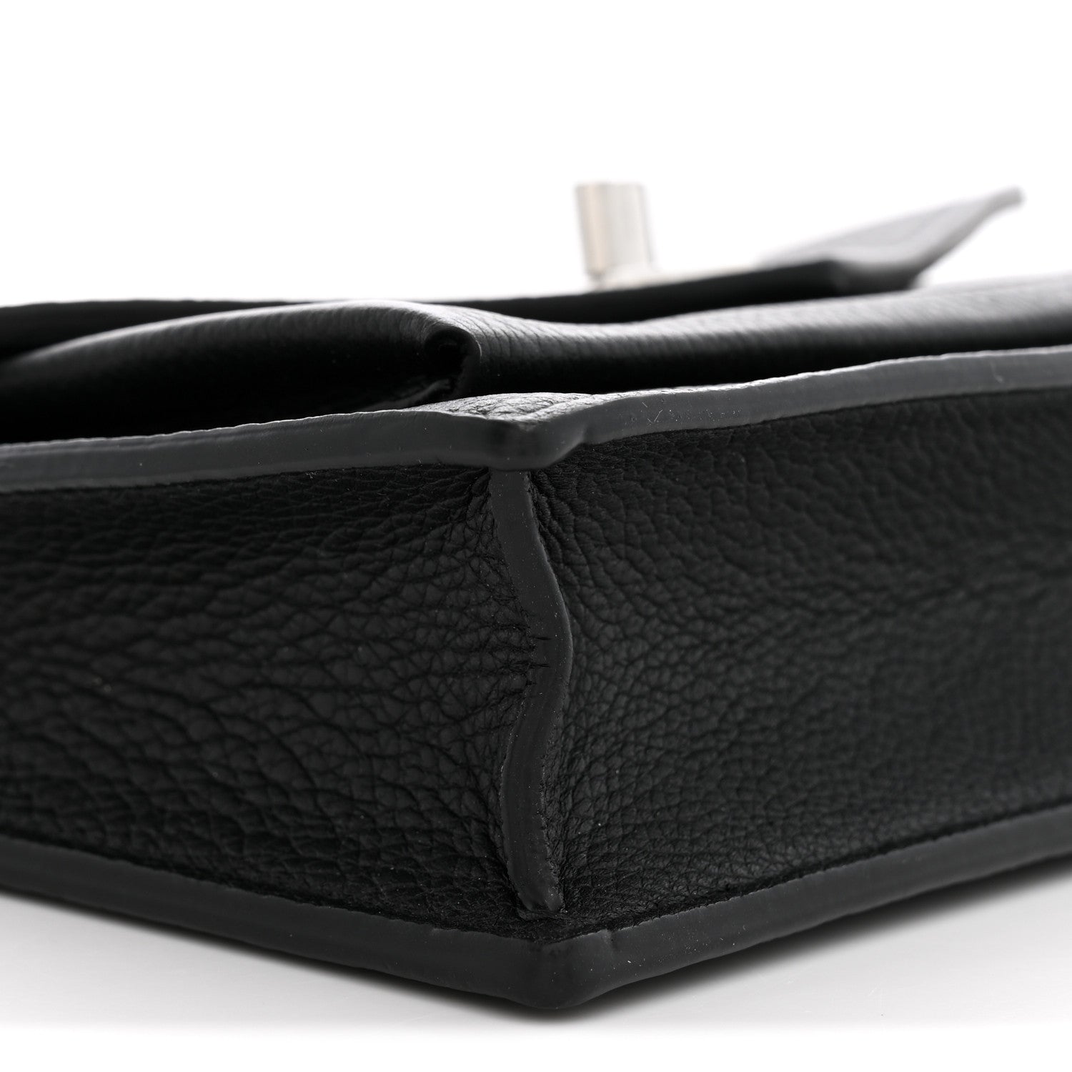 Louis Vuitton Soft Calfskin My Lockme Chain Pochette Black 8 of 10