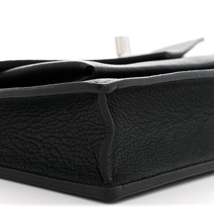 Louis Vuitton Soft Calfskin My Lockme Chain Pochette Black 8 of 10