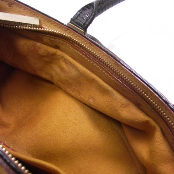 Louis Vuitton Monogram Ostrich Macha Waltz 10 of 10