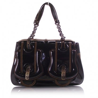Fendi Patent B Bag Black 1 of 11