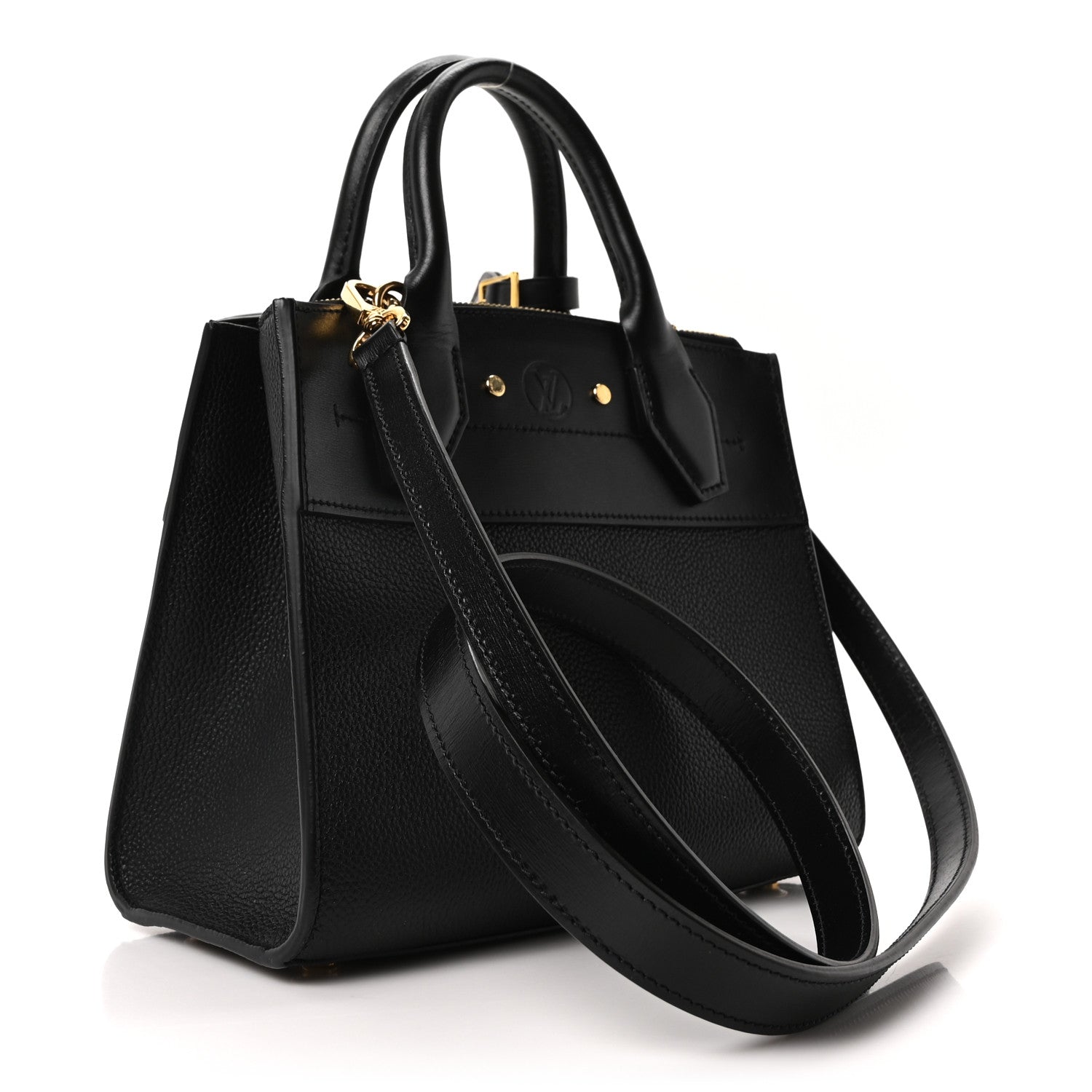 Louis Vuitton Calfskin City Steamer Mini Black 3 of 10