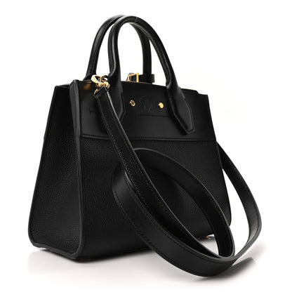 Louis Vuitton Calfskin City Steamer Mini Black 3 of 10