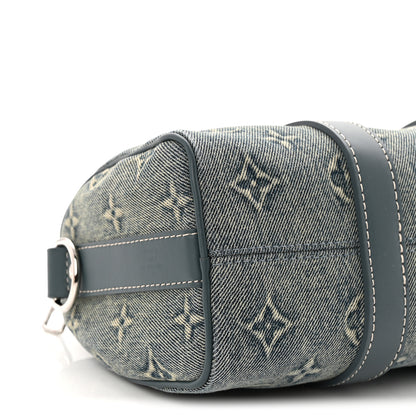 Louis Vuitton Monogram Washed Denim Keepall Bandouliere 25 7 of 8
