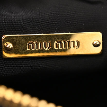 Miu Miu Tessuto Nylon Stampato Mini Spirit Cire Bag Lilla Dis Retro 6 of 10