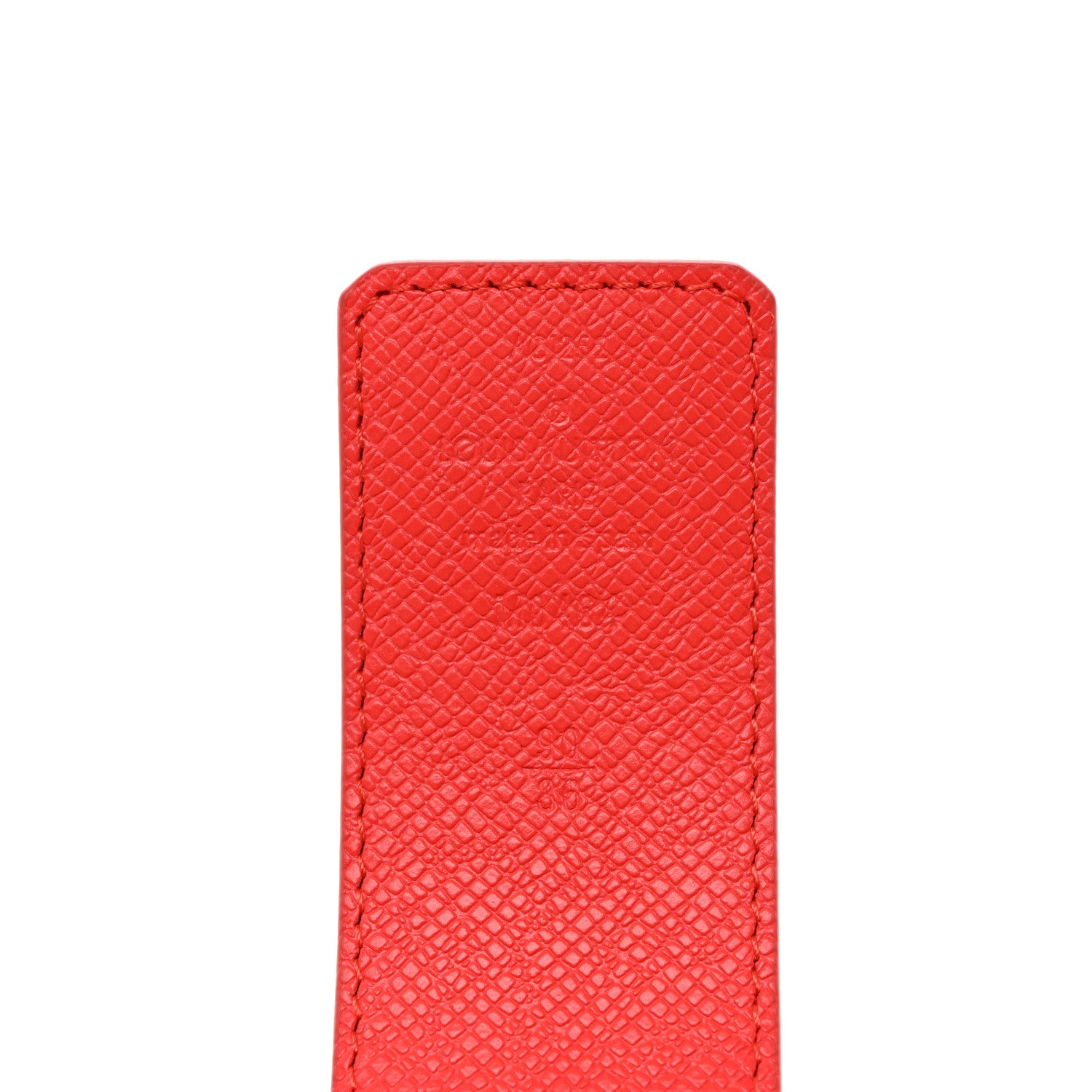 Louis Vuitton Monogram Taigarama 40mm Reversible LV Initiales Belt 90 36 Fire Red 4 of 6