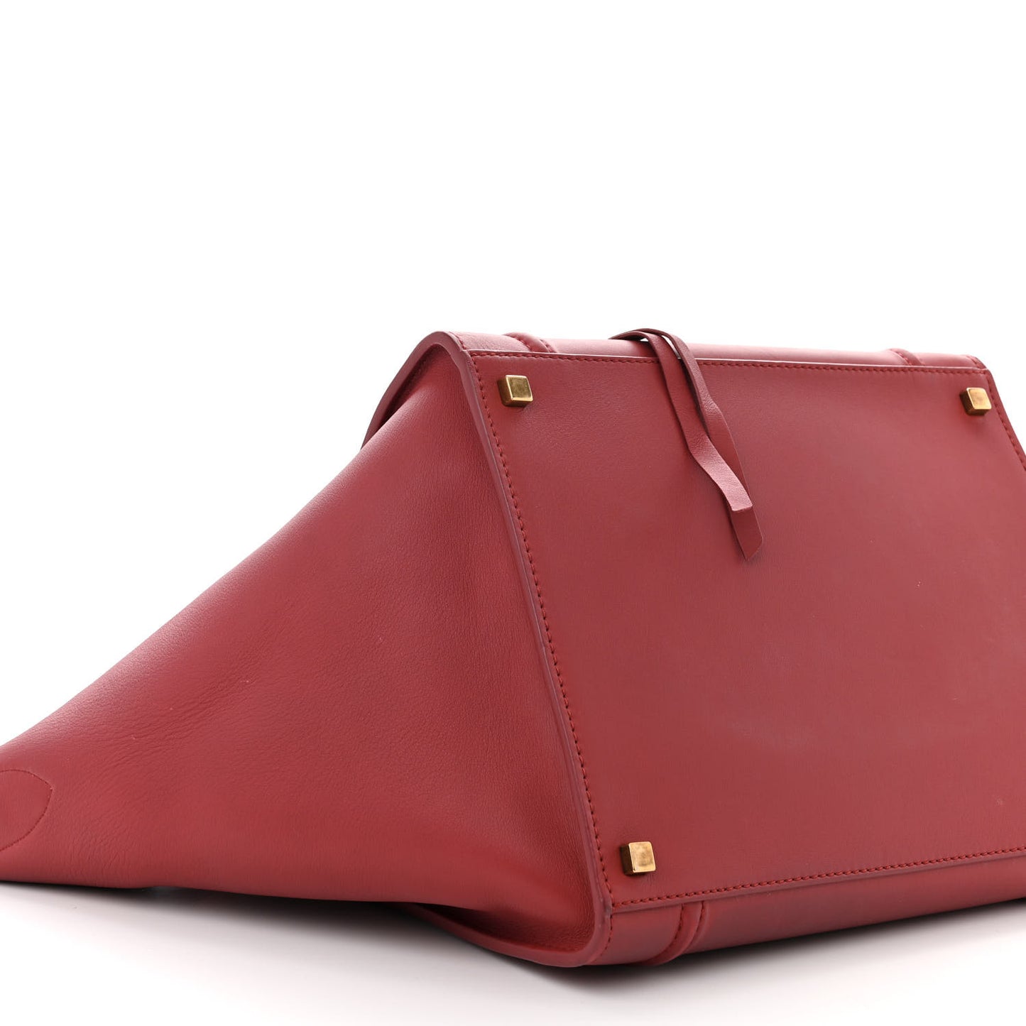 Supple Calfskin Medium Phantom Luggage Red