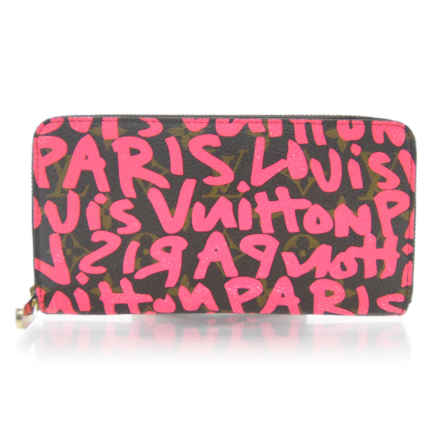 Monogram Graffiti Zippy Wallet Fuchsia