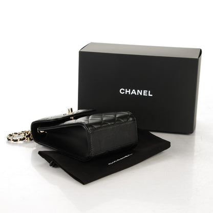 Chanel Lambskin Quilted Trendy CC Phone Holder Black 4 of 8