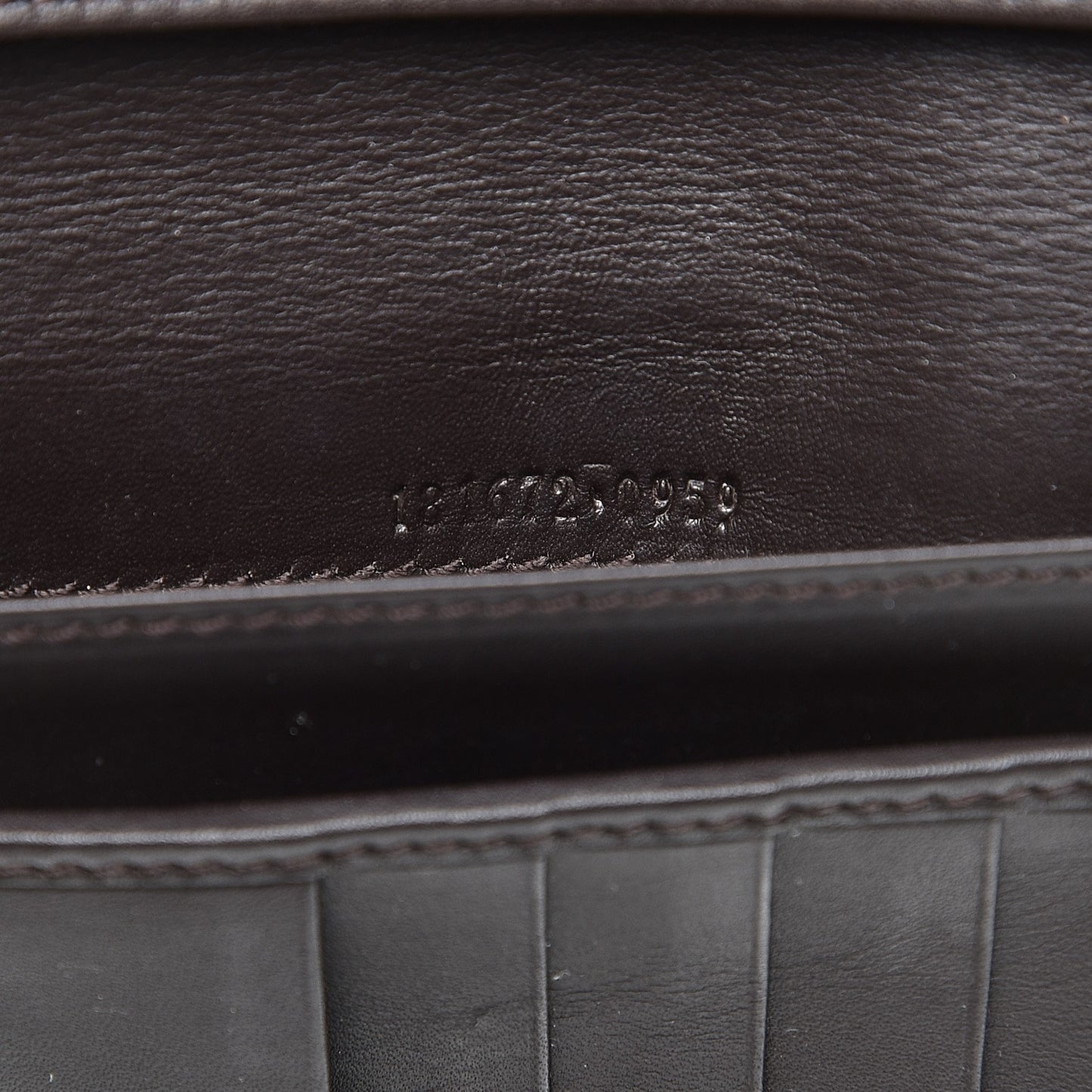 Monogram Calfskin Ladies Web Continental Wallet Beige Ebony Cocoa