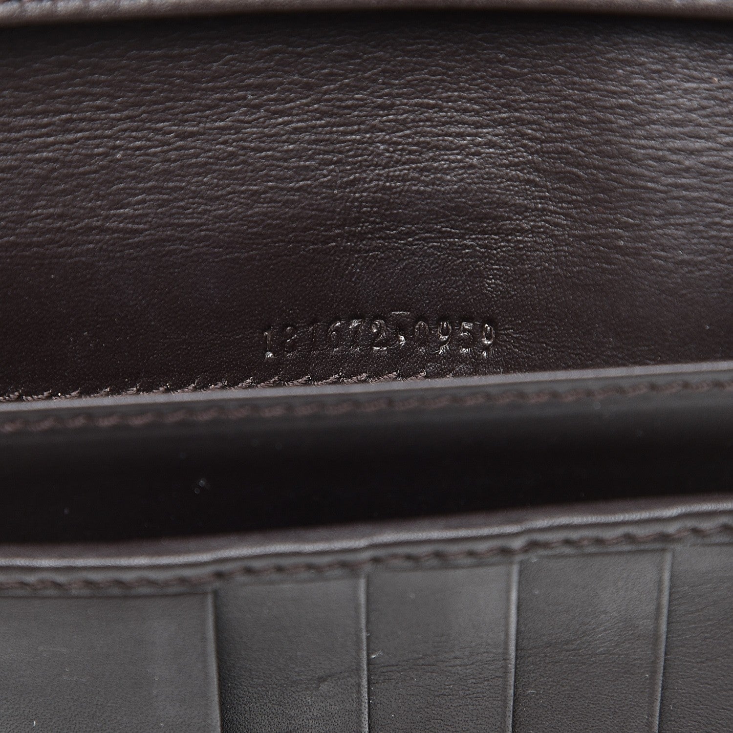 Gucci Monogram Calfskin Ladies Web Continental Wallet Beige Ebony Cocoa 7 of 9