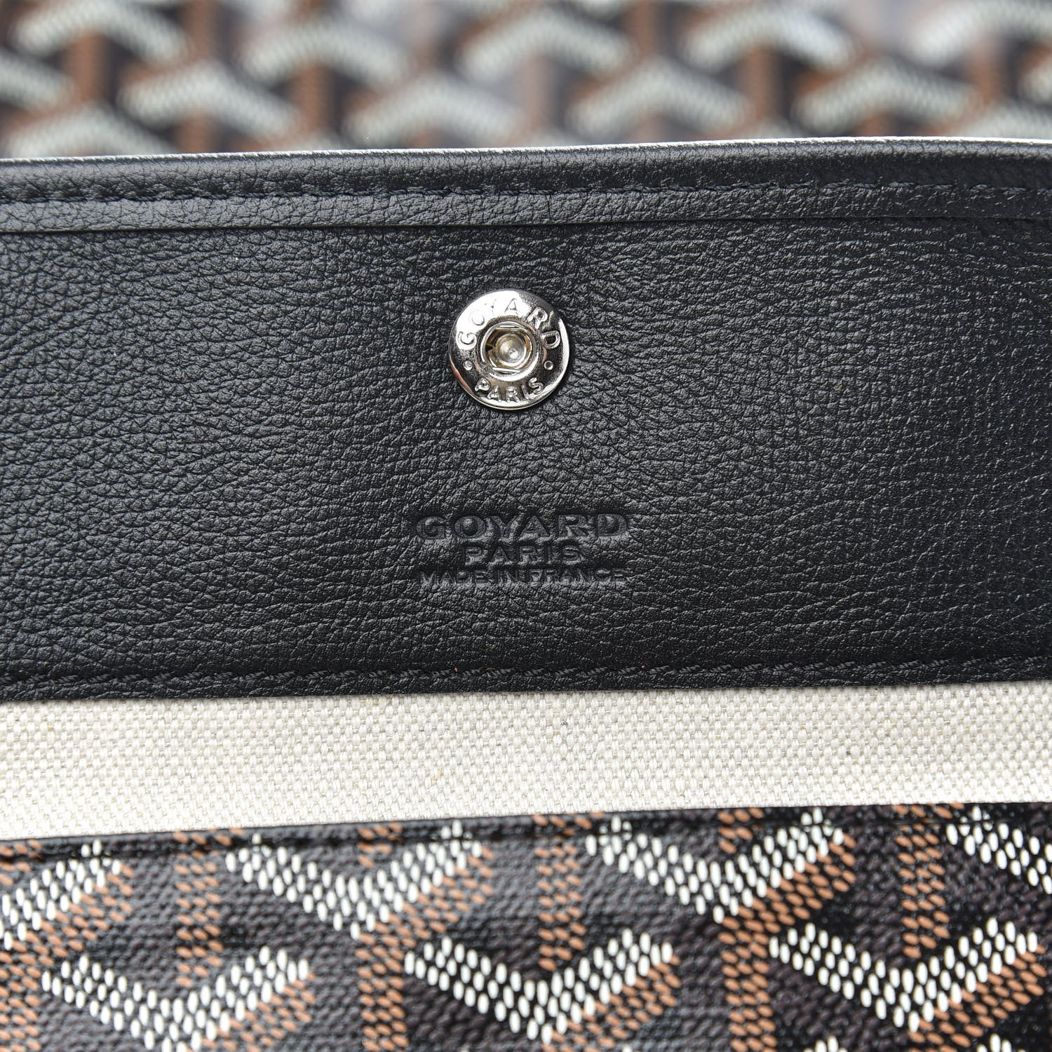 Goyard Goyardine Saint Louis GM Black 6 of 8