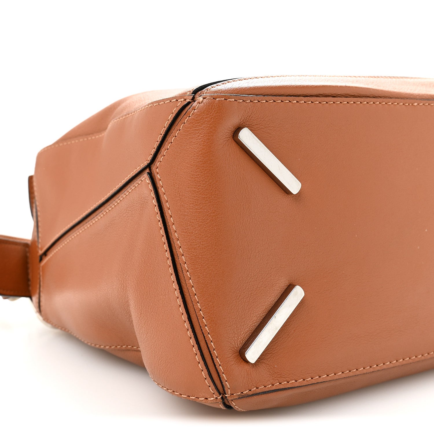 Loewe Calfskin Medium Puzzle Bag Tan 8 of 9