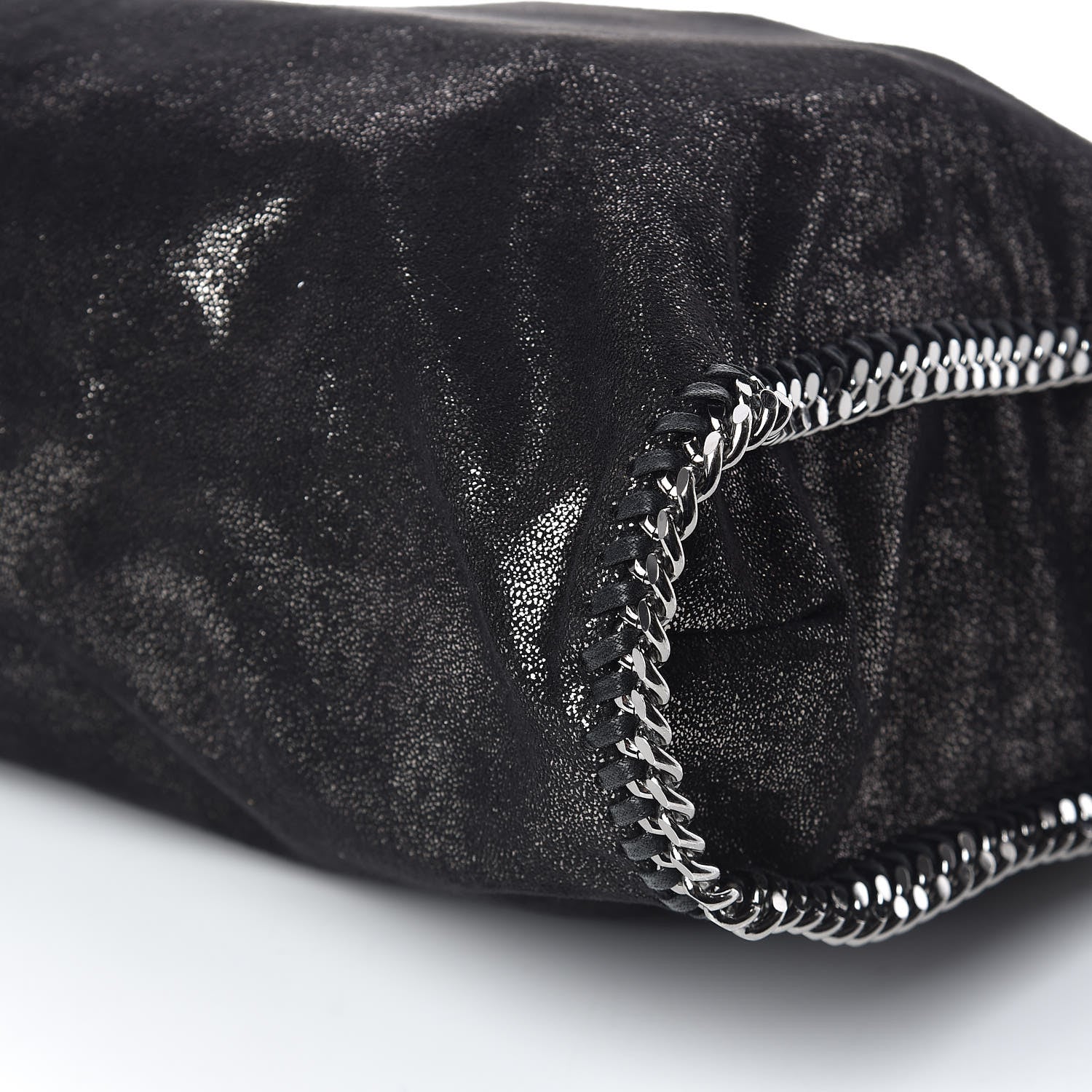 Stella McCartney Shaggy Deer Big Falabella Tote Black 9 of 10
