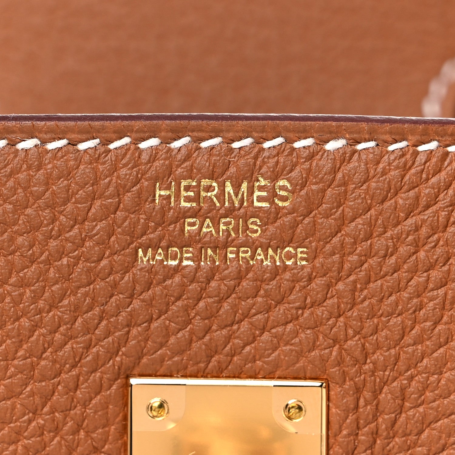 Hermes Togo Birkin 25 Gold 6 of 10