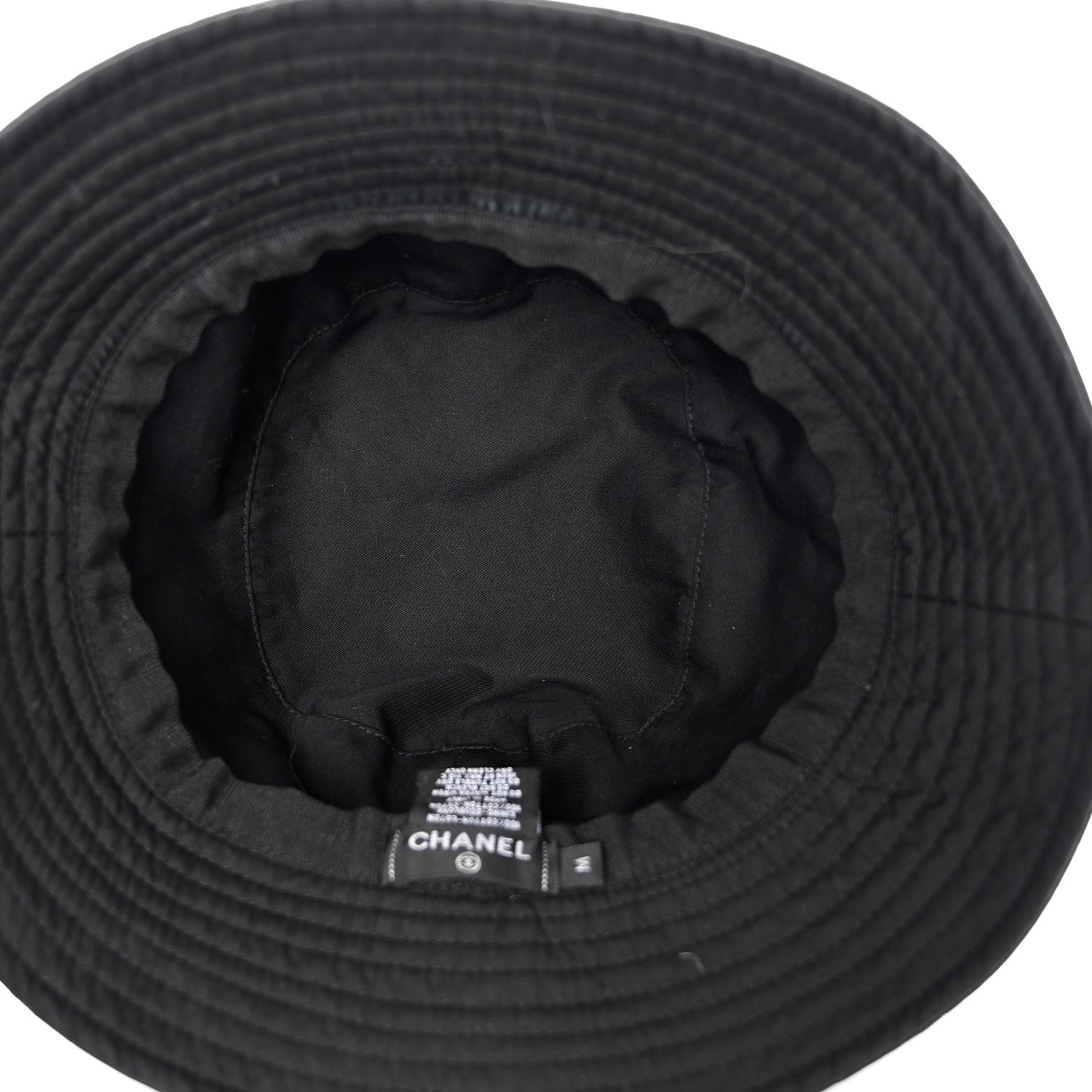 Chanel Canvas CC Bucket Hat M Black 7 of 8