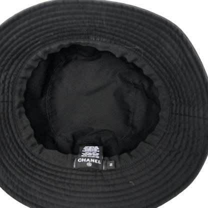 Chanel Canvas CC Bucket Hat M Black 7 of 8