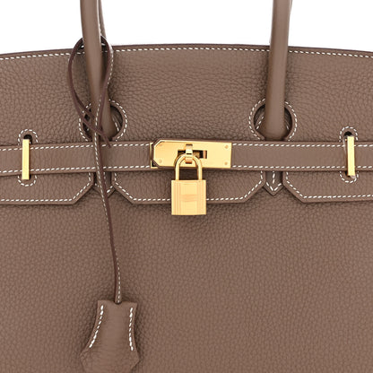 Hermes Togo Birkin 35 Etoupe 8 of 10