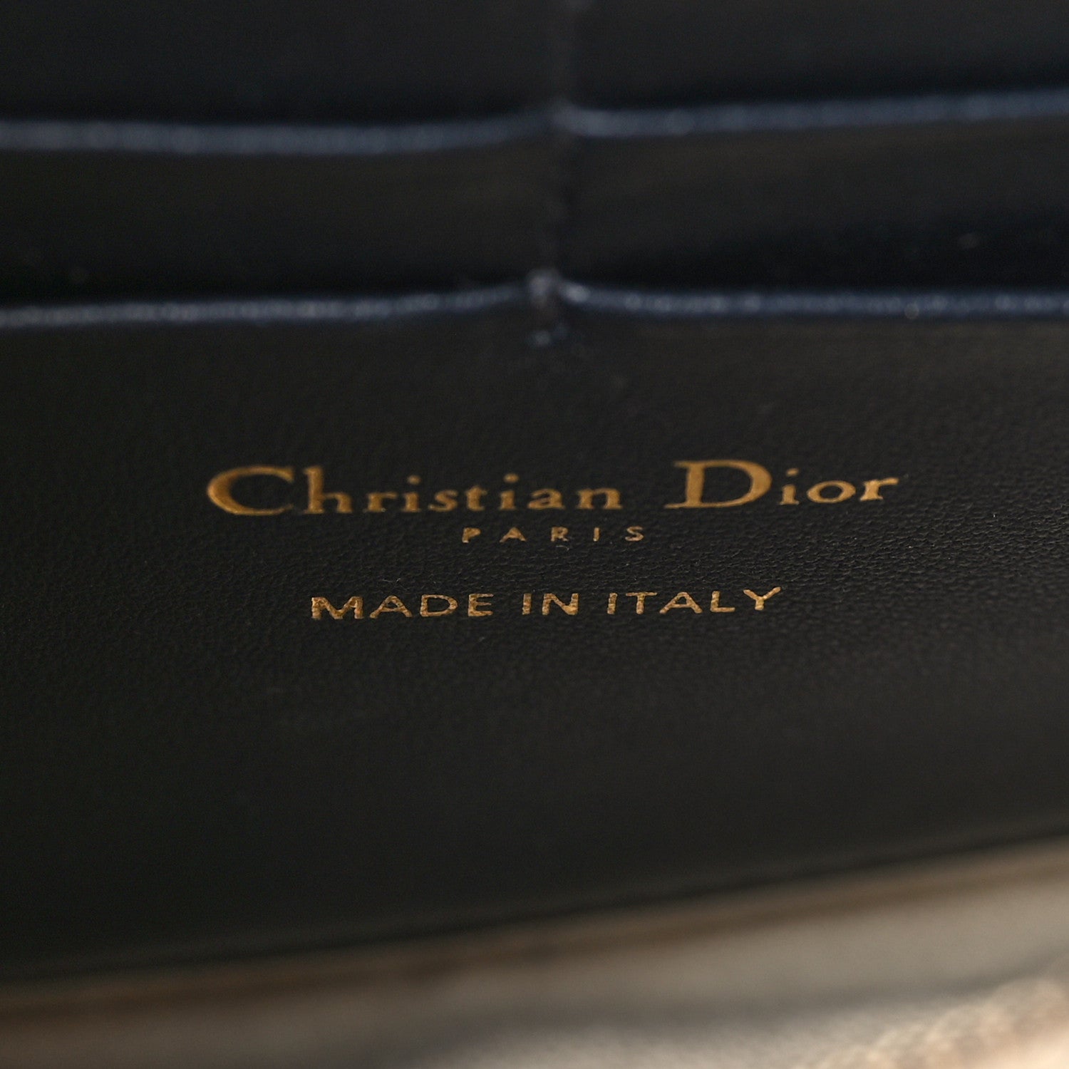 Christian Dior Oblique Saddle Chain Pouch Blue 5 of 8