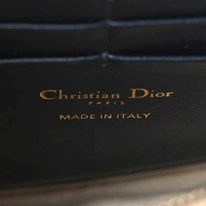 Christian Dior Oblique Saddle Chain Pouch Blue 5 of 8