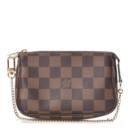 Louis Vuitton Damier Ebene Mini Pochette Accessories 1 of 8