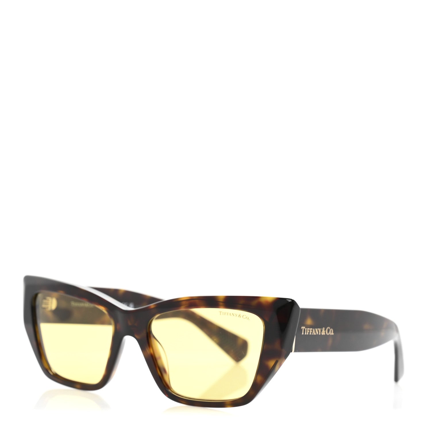 Tiffany Acetate Tortoise Sunglasses TF4230 Brown Yellow 1 of 8