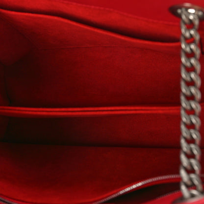 Louis Vuitton Calfskin New Wave Chain Tote Ecarlate 5 of 9
