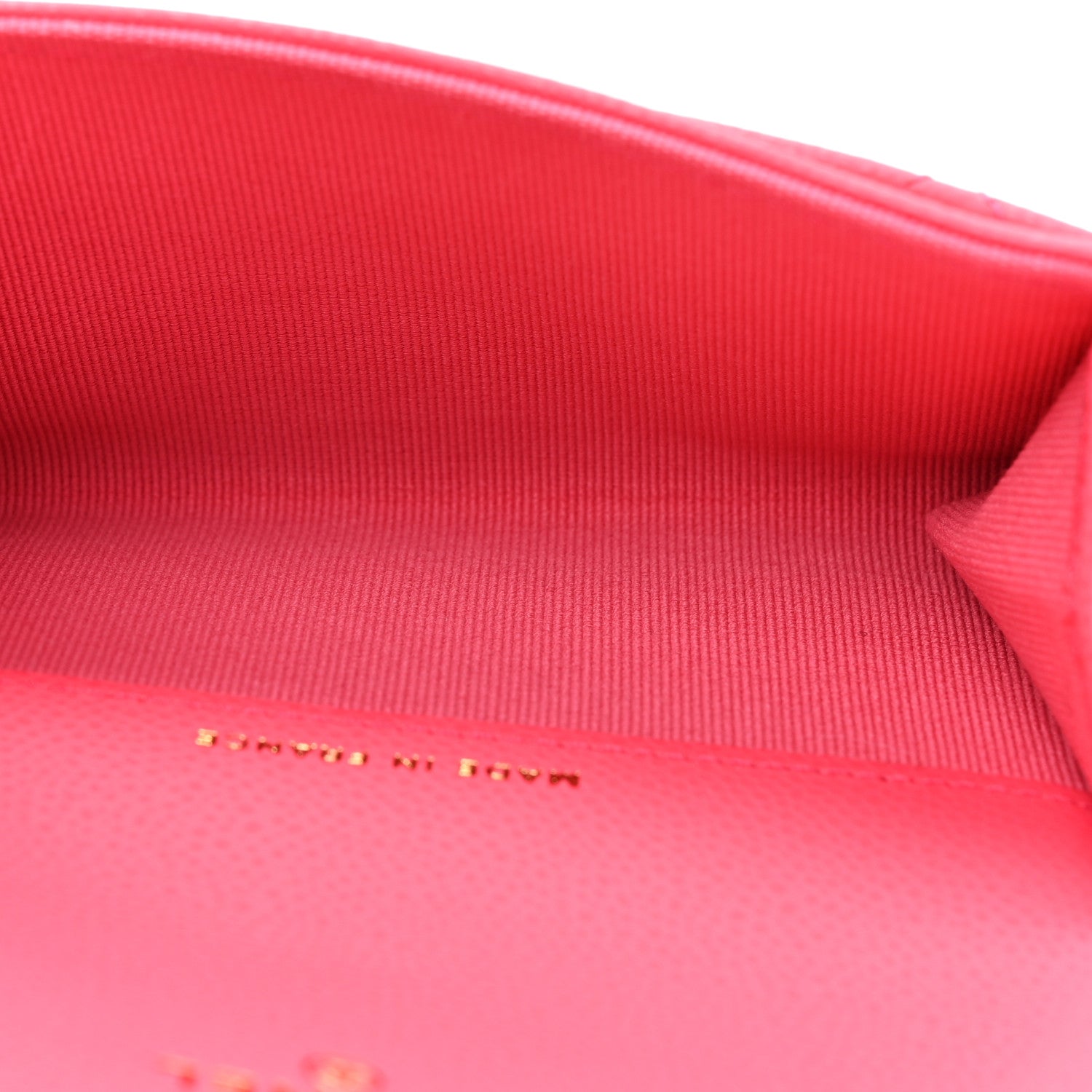 Chanel Caviar Quilted Flap Card Holder Wallet Fuchsia 5 of 8