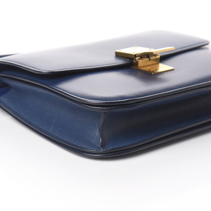 Celine Box Calfskin Medium Classic Box Flap Bag Indigo 7 of 8
