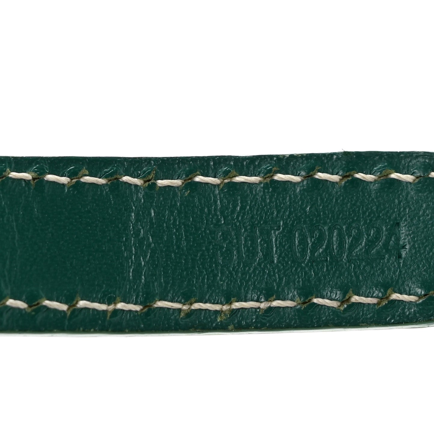 Calfskin Adjustable Shoulder Strap Green