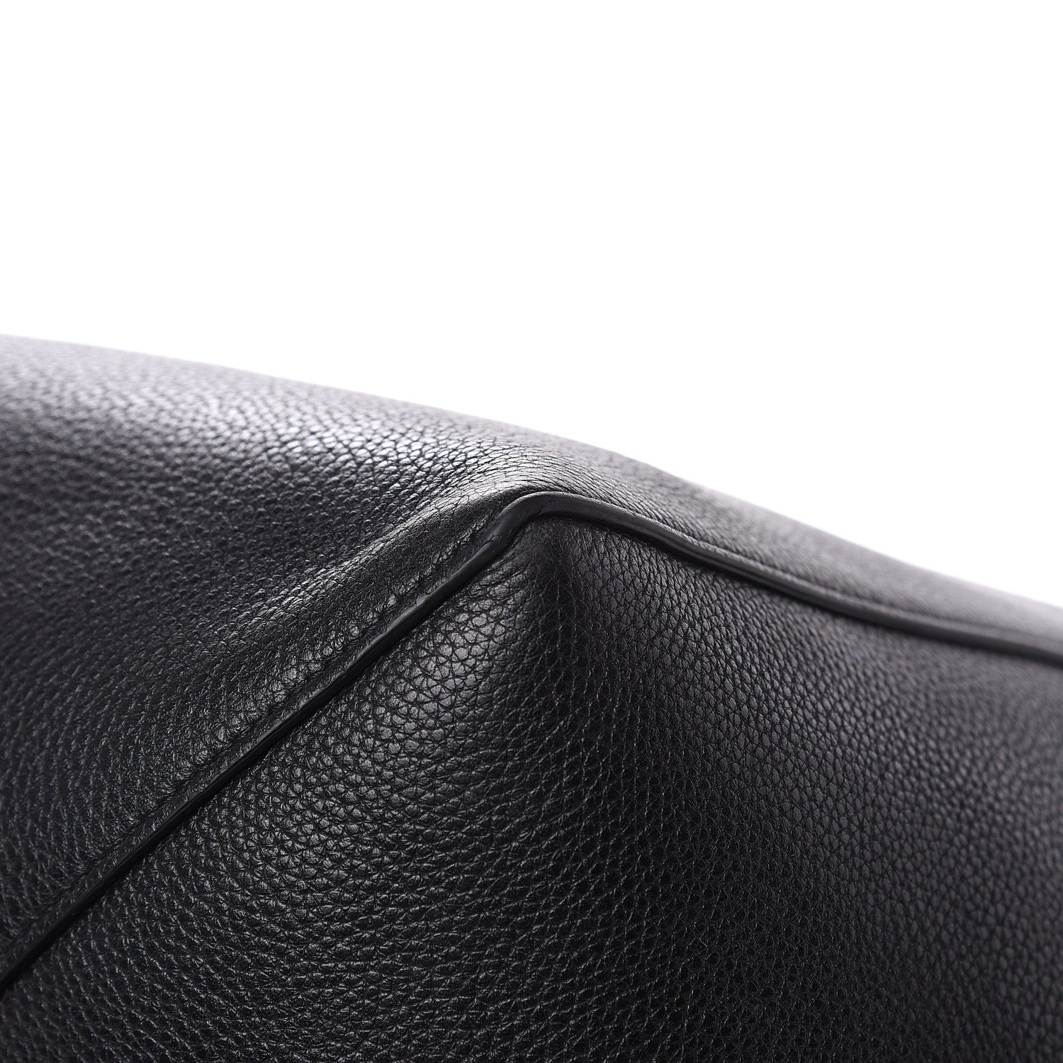 Celine Soft Grained Calfskin Medium Belt Cabas Phantom Black 12 of 14