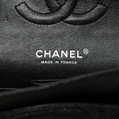 Chanel Caviar Quilted Medium Double Flap Black 6 of 10