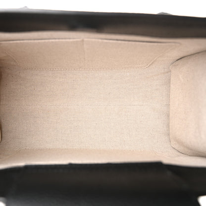 Jimmy Choo Grained Calfskin Embossed Book Tote Black 4 of 9