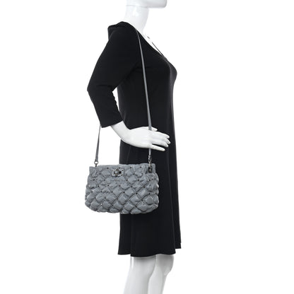 Valentino Garavani Nappa Spikeme Clutch Nuage 2 of 9