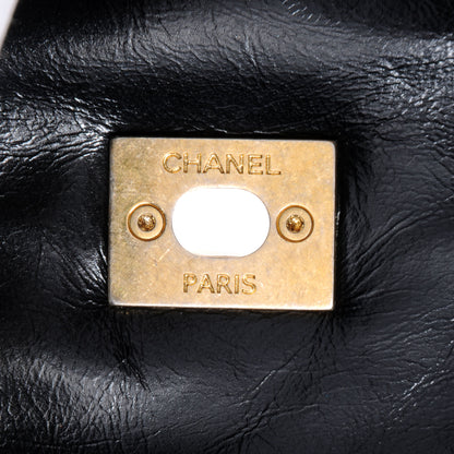 Chanel Calfskin In The Mix Shopping Tote Beige Black 8 of 8