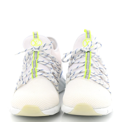 Louis Vuitton Neoprene Mesh Rubber Fastlane Low Sneaker 10.5 White 2 of 8