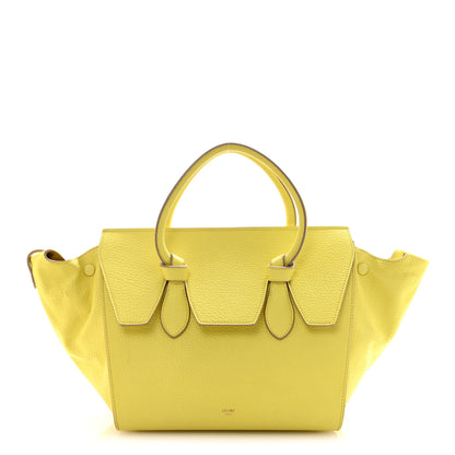 Celine Crisped Calfskin Mini Tie Knot Tote Fluo Yellow 1 of 15