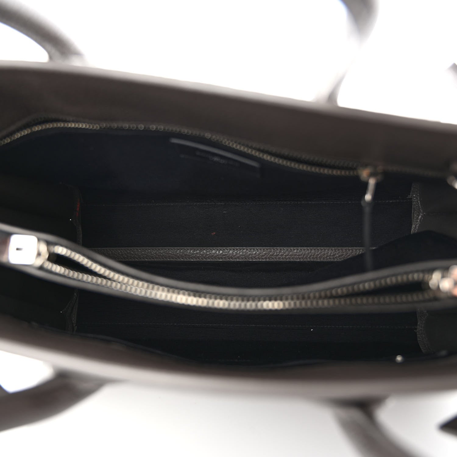 Saint Laurent Grained Calfskin Small Sac De Jour Fog 5 of 10