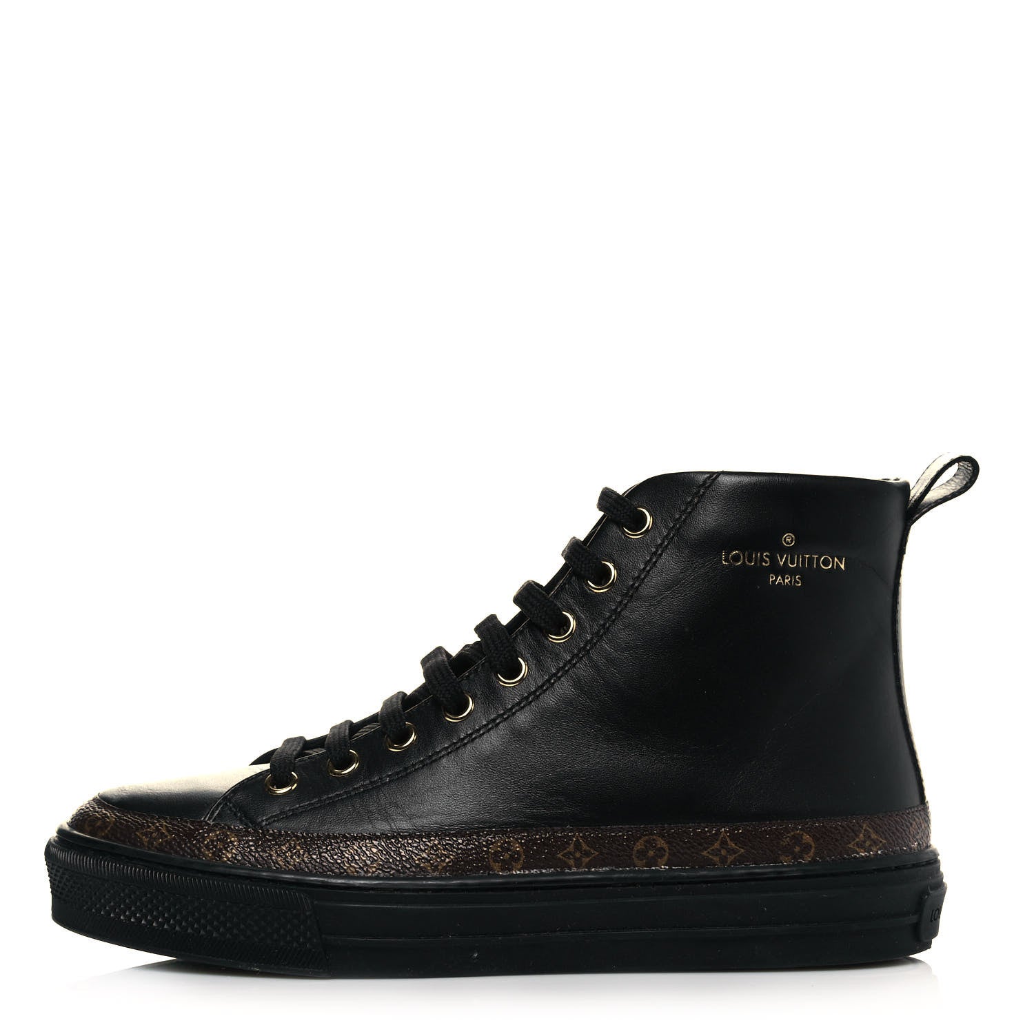 Louis Vuitton Monogram Stellar Sneaker Boots 35 Black 1 of 6