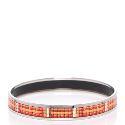 Hermes Enamel Printed Narrow Bracelet 70 4 of 7