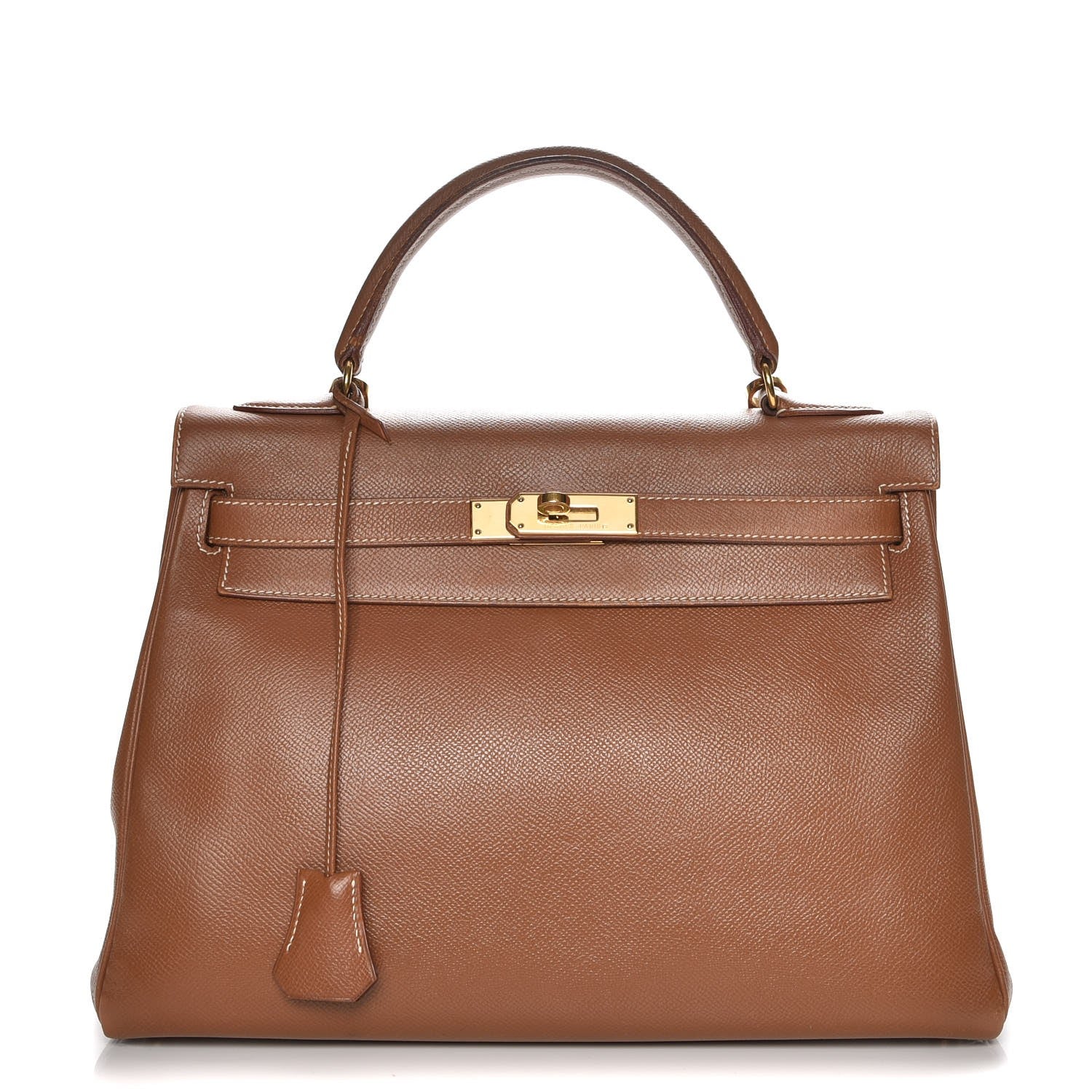 Hermes Courchevel Kelly Retourne 32 Gold 1 of 34