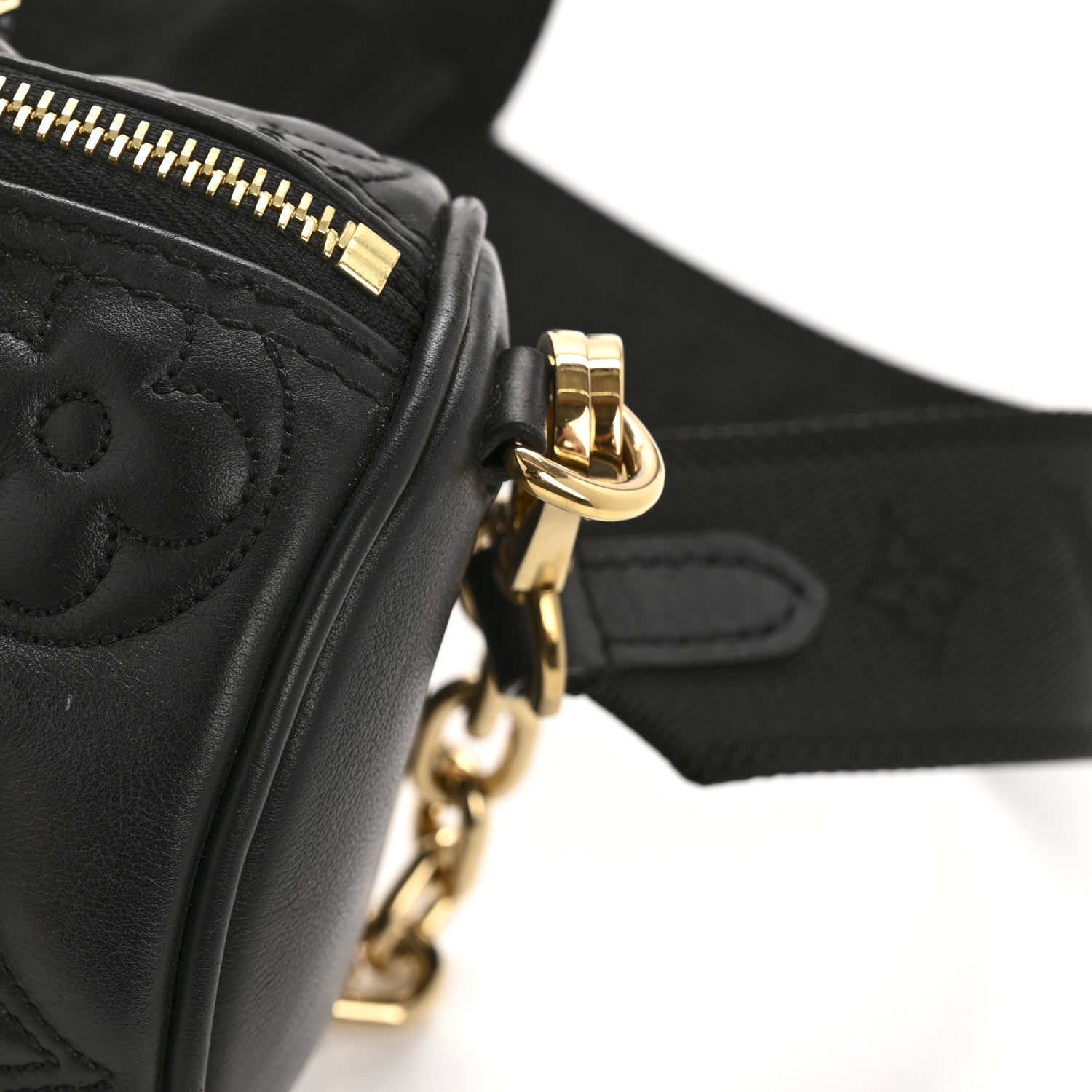 Louis Vuitton Calfskin Bubblegram Papillon BB Black 12 of 12