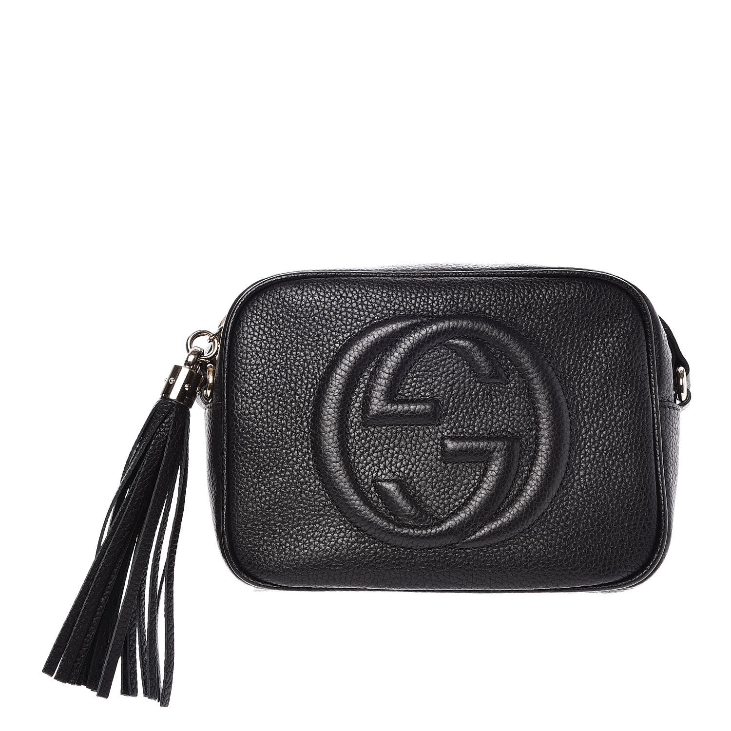Gucci Pebbled Calfskin Small Soho Disco Bag Black 1 of 8