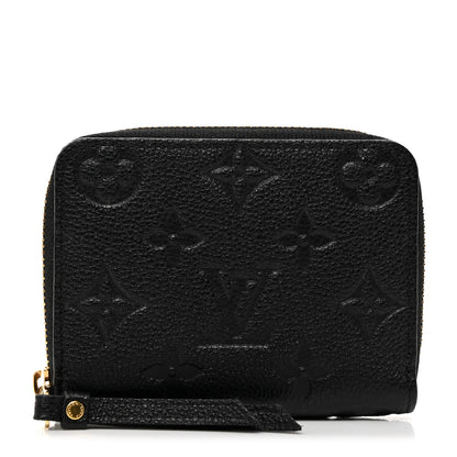 Louis Vuitton Empreinte Zippy Coin Purse Black 1 of 7
