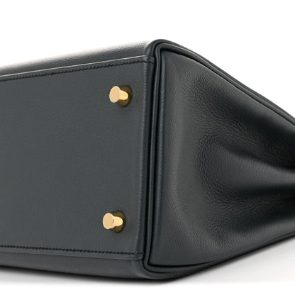 Hermes Evercolor Kelly Retourne 28  Vert Rousseau 10 of 12