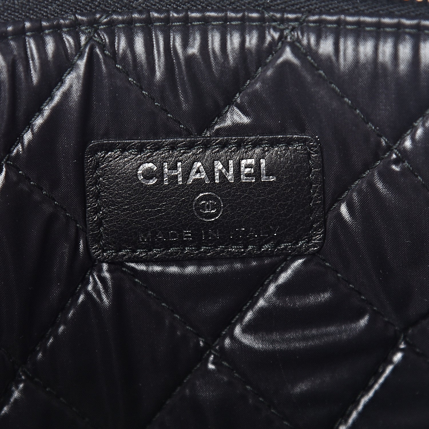 Chanel Caviar Quilted Medium Boy Cosmetic Case Black 6 of 8
