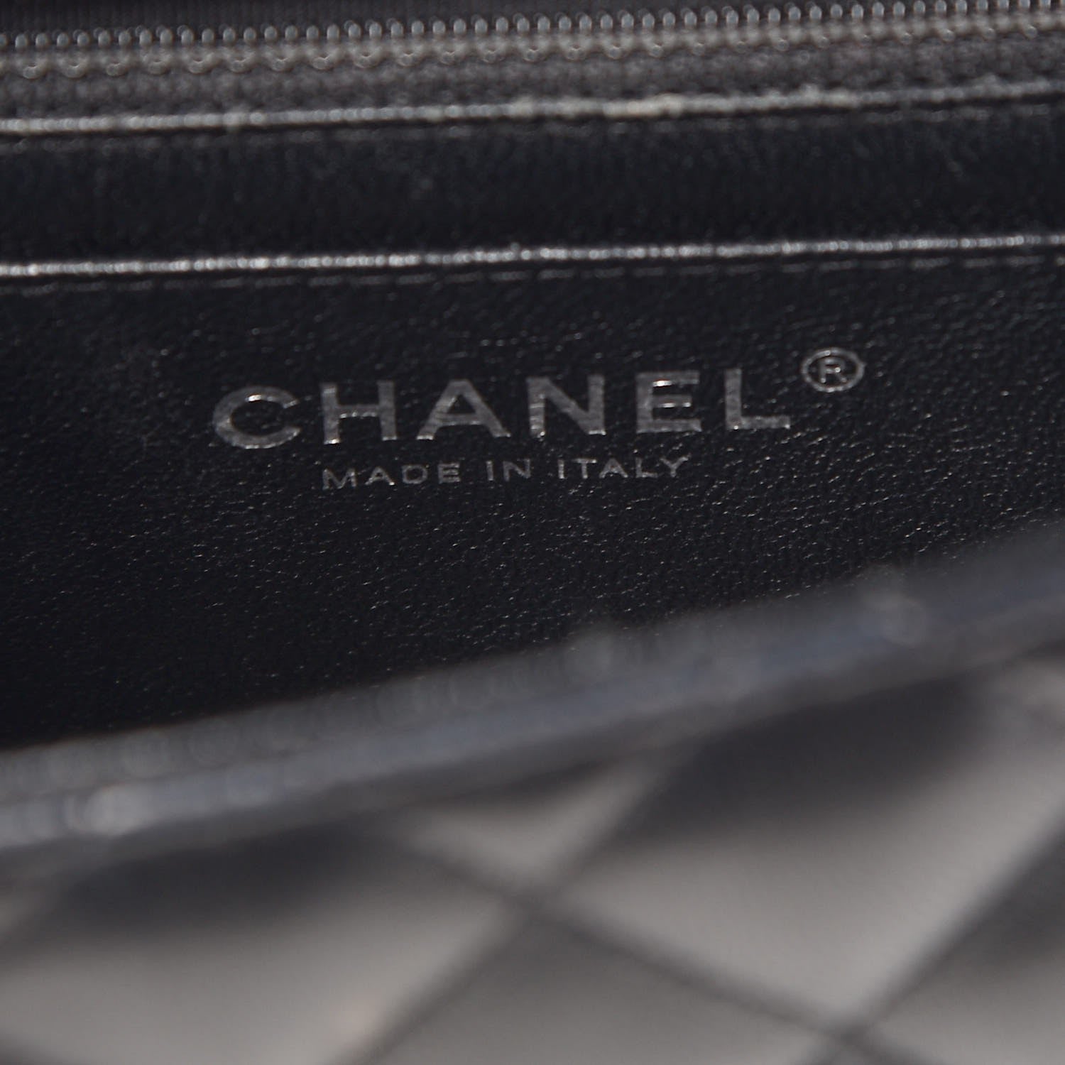 Chanel Lambskin Quilted Mini Rectangular Flap Black 6 of 7