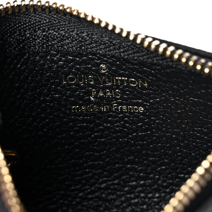 Louis Vuitton Empreinte Monogram Giant Key Pouch Black Beige 6 of 9