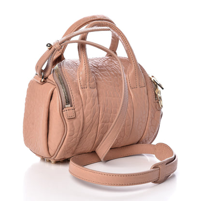 Alexander Wang Pebbled Lambskin Mini Rockie Blush Pale Gold Hardware 3 of 8