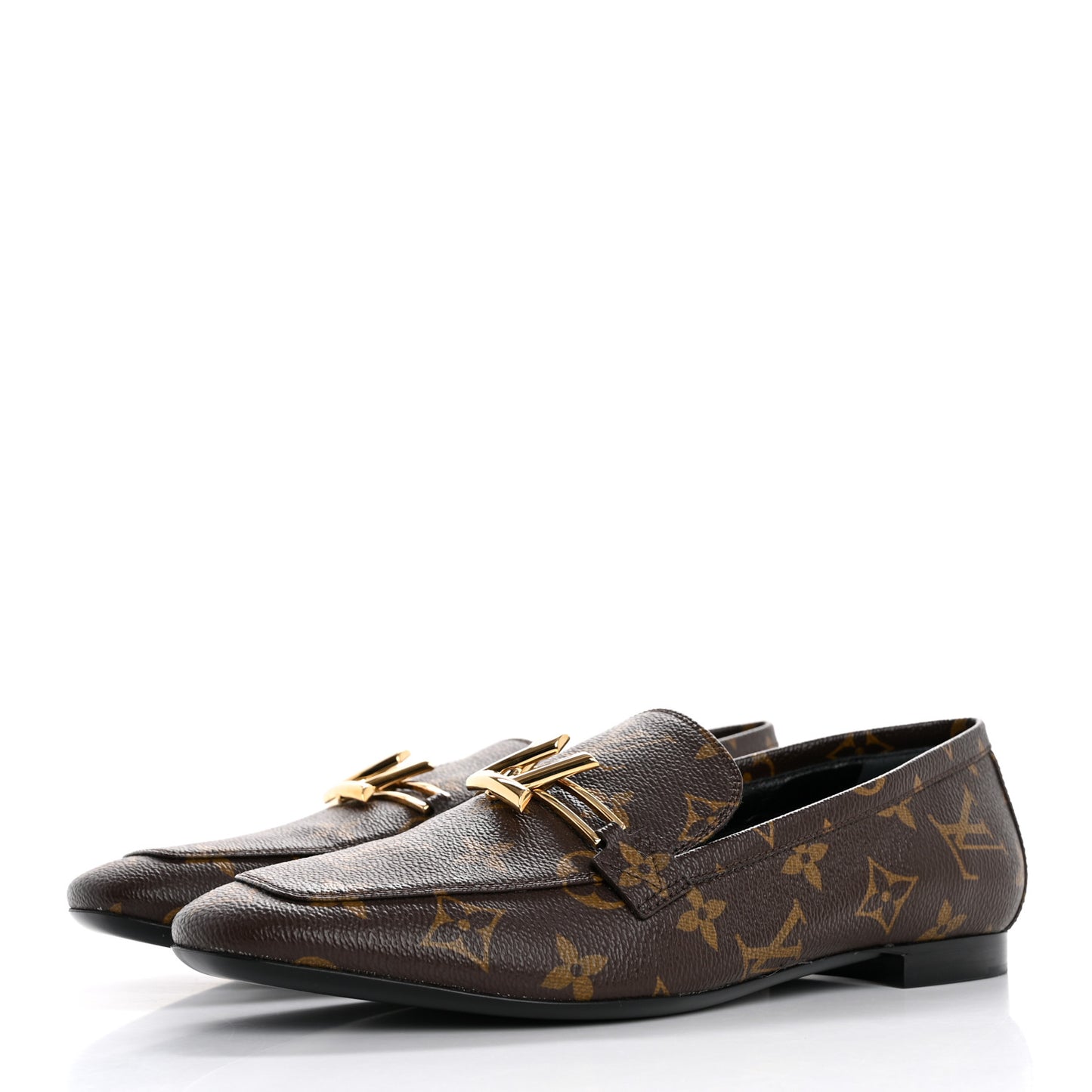 Monogram Upper Case Flat Loafer 38