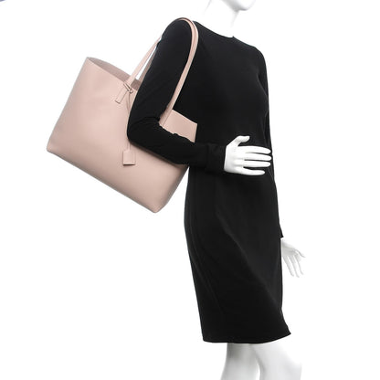 Saint Laurent Calfskin Large Shopping Tote Pale Blush 2 of 8